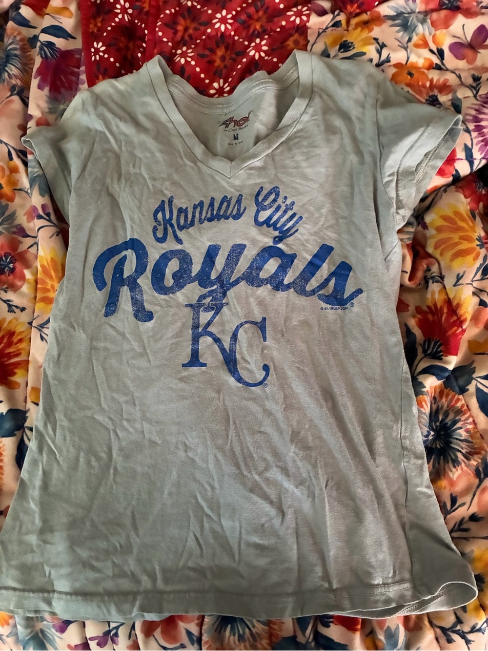 Kansas City Royals Girls' Light Blue Graphic Tee by 47 Brand